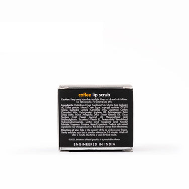 mCaffeine Coffee Lip Scrub Balm - 85% Reduction in Dark Lips & Pigmentation | Heals Dry & Chapped Lips | With Natural Sugar, Cold Pressed Coconut Oil & Coffee Scrub | 100% Vegan (12gm)